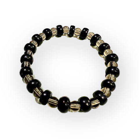 powerful shungite and smoky quartz bracelet