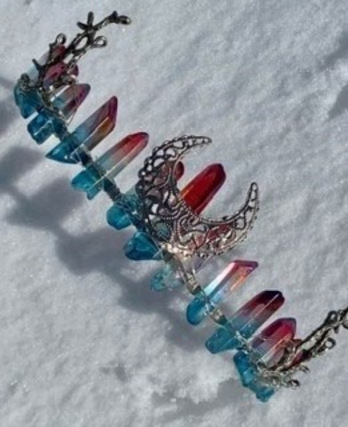 crystal crown and head bands