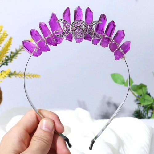 crystal crown and head bands