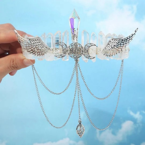 crystal crown and head bands