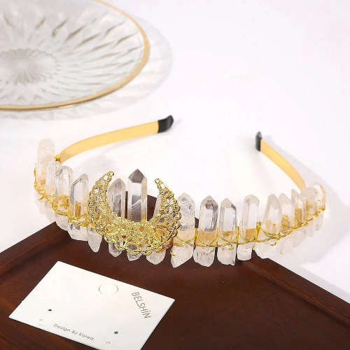 crystal crown and head bands