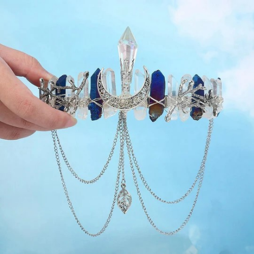 crystal crown and head bands