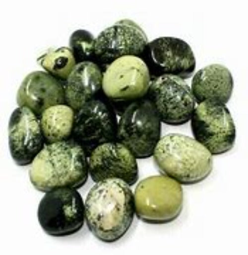 Serpentine Jade Tumbled Stone