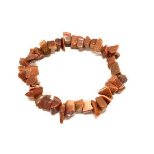 Carnelian Chip Stretch Bracelet