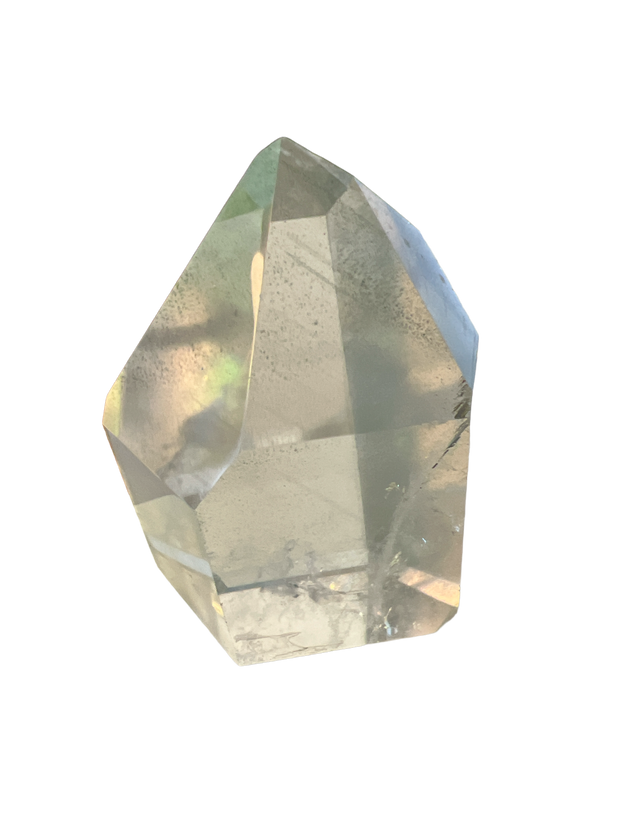 Points de cristal de quartz clair