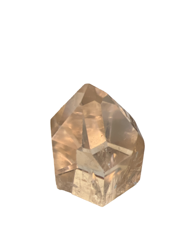 Points de cristal de quartz clair