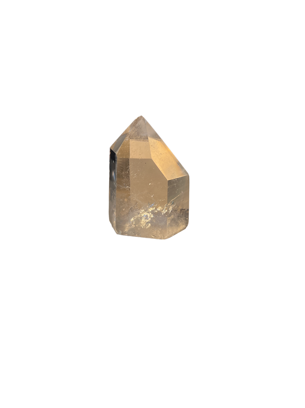 Points de cristal de quartz clair