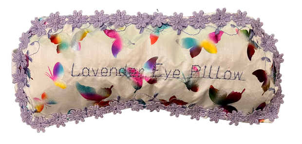 Luxury Lavender Eye Pillow with Elastic Strap