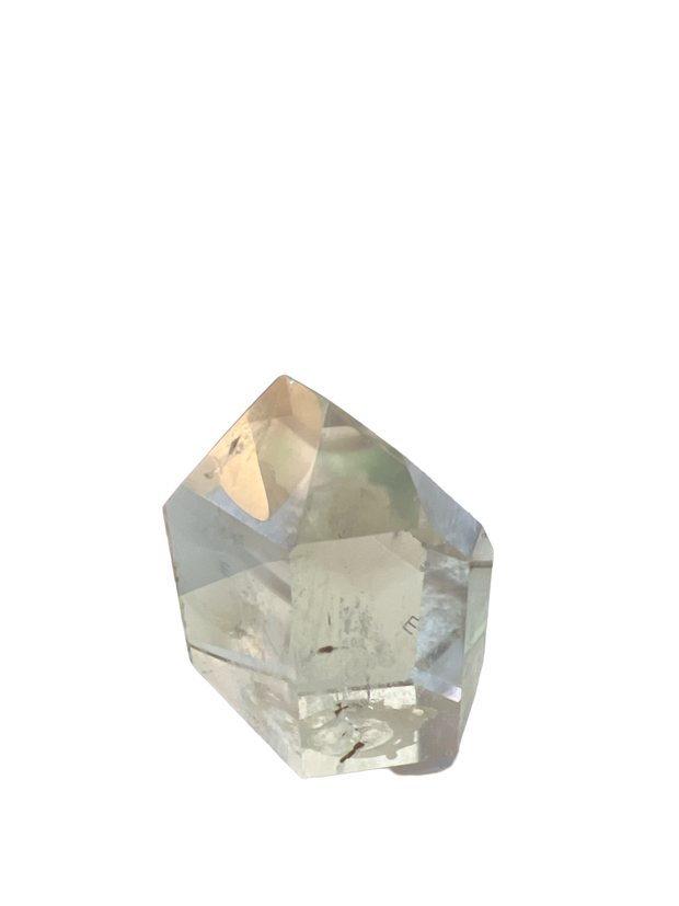 Points de cristal de quartz clair