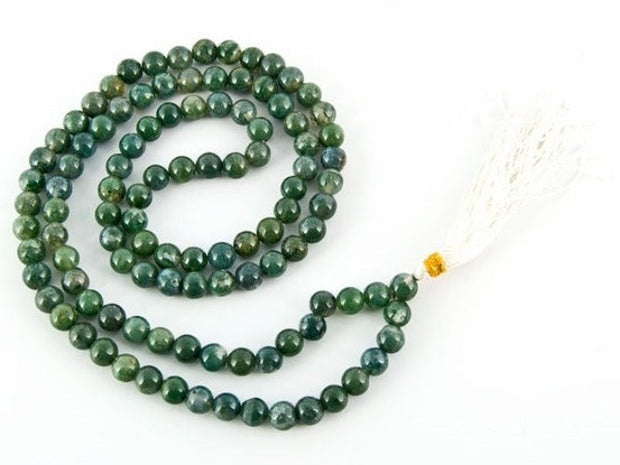 Moss Agate Prayer Mala