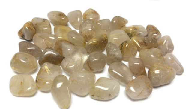 Rutilated Quartz Tumbled Stone