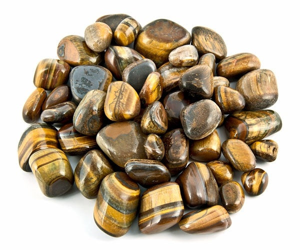 Tiger EyeTumbled Stones - 1 Pound